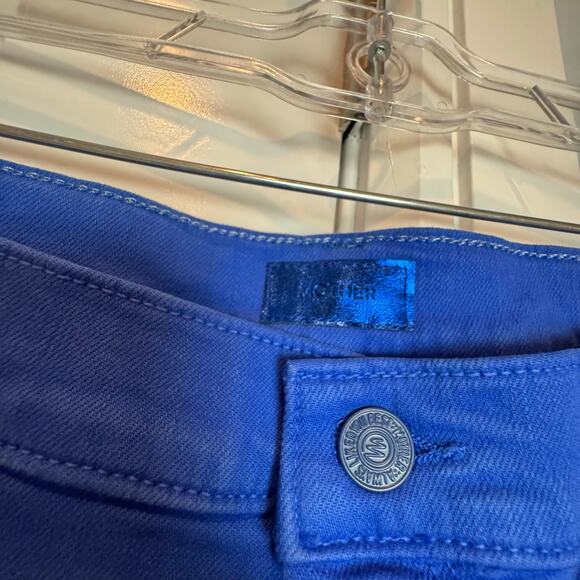 Mother High Rise Patch Pocket Wide Leg Jeans In Snorkel Blue Size 33 NWT - Picture 10 of 12